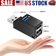 3 Port USB 3.0 Hub Portable High Speed Splitter Box For PC Notebook Laptop lot picture