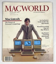 Macworld #1 Premier Issue (1984) – Macintosh Magazine Featuring Steve Jobs Cover picture
