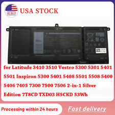 OEM Genuine 53Wh H5CKD Battery For Dell Latitude 3410 3510 Inspiron 5508 5509 picture