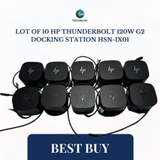 Lot of 10 HP Thunderbolt 120W G2 Docking Station HSN-iX01 picture