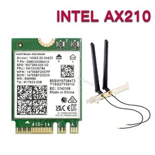 Intel AX210 Dual Band Bluetooth 5.2 Wifi 6E M.2 Card 3000Mbps Network Adapter picture