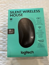 Logitech Silent Wireless Mouse, Black, New Factory Sealed Unopened. picture