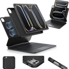 ESR Magnetic Keyboard Case 360 iPad Pro 13 M5 M4 2025 2024 Trackpad, Black picture