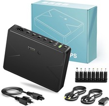 13PCS Mini UPS Battery Backup Power Supply 20000mAh/74Wh Lithium PD65W & QC3.0 picture