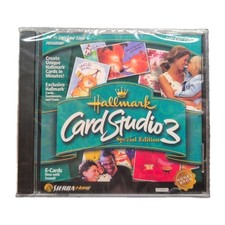 Hallmark Card Studio 3 Special Edition PC CD Design Greetings Windows NOS New picture
