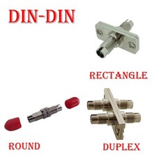 5pc DIN-FC DIN-SC DIN-ST Fiber Optic Flange Coupler Simplex Duplex Optic Adapter picture