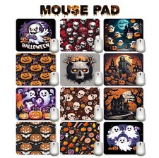 Happy Halloween Cute Ghost Skull Pumpkin Mouse Pad Gaming Mousepad Decor For PC picture