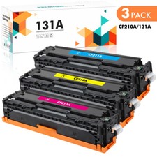 3PK CF210A Toner Compatible With HP 131A LaserJet Pro 200 Color M251n M276nw CMY picture
