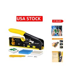 Durable RJ45 Crimping Kit with Ergonomic Design - Ideal for Office Installations picture