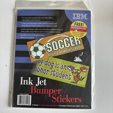 IBM Ink Jet Bumper Stickers picture