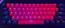 Redragon K530 Pro *CUSTOM* Keyboard | Silver Speed | Red & Black picture