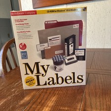 MySoftware Company My Labels CD-Rom For Windows 95 And 3.1 SEALED picture