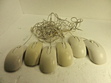 6X LOT - HP USB Mouse Man & Machine Healthcare Edition White 5.0V 926943-001 picture