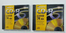 Memorex CD-R 650MB 74min Professional Recordable Compact Disc Lot of 2 picture