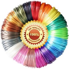 18 Popular Shiny Silk Colors Pla 3d Printer Filament Refill Sample Pack3d Pen F picture
