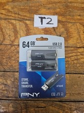 PNY 64GB Elite USB 2.0 Flash Drive 2-pack picture