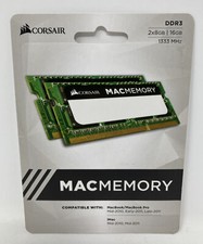 16GB (2x8GB) Corsair Mac Memory DDR3 1333 SoDIMMs PC3-10600S CMSA16GX3M2A1333C9 picture