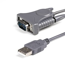 StarTech 3ft (91cm) 1-Port USB to Serial Cable, DB9/DB25 RS232 to USB Convert... picture