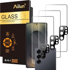 Screen Protector + Camera Lens Protector for Galaxy S25 Ultra,3+3Pack picture