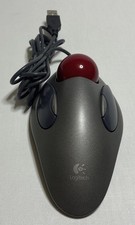 Logitech Ergonomic Trackman Marble Mouse Gray USB Wired T-BC21 picture