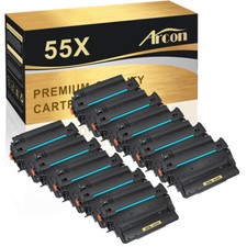 10PK CE255X 55X Toner for HP LaserJet Enterprise P3015dn P3015n / 500 MFP M521DW picture