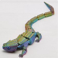 3D printed toy - 48cm x 17cm lizard joint-able animal simulation model picture