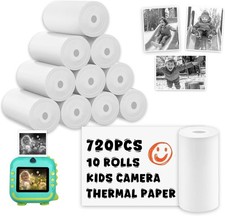 940Pcs Kids Camera Paper Roll Refill for Kid Instant Print Camera BPA-Free picture