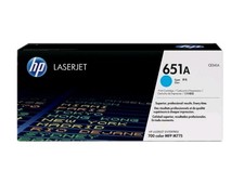 HP 651A CE341A Genuine Cyan Toner Print Cartridge LaserJet Enterprise 700 picture