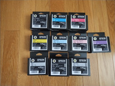 2023-26 GENUINE SET 10 EPSON #770 INK T46R1-T46R5-T46R6-T46RD SURECOLOR SC-P700 picture