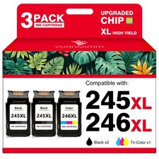 PG-245XL CL-246XL Ink Cartridge for Canon PIXMA MG2522 MG2520 MX490 MX492 Lot picture