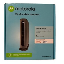 Motorola 24x8 Cable  Modem Model MB7621 DOCSIS 3.0 - New/Open Box picture