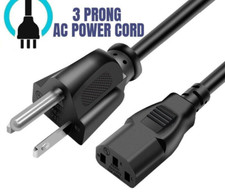 Lot of 20 6FT AC Power Cord Cable 3 Prong PC Computer Monitor Desktop Printer TV picture