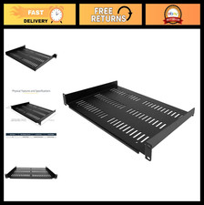 Universal Vented 1U Server Rack Shelf - 12
