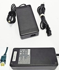 230W 4-Hole Plug AC Adapter AD230W 19.5V 11.8A For PC Laptop w/ Bonus Power Cord picture