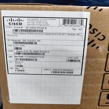 1PC Fast shipping NEW Cisco IE-3400-8T2S-E Real US stock picture