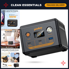 100W Portable Power Station for Laptops, USB-C Rechargeable Battery Pack picture