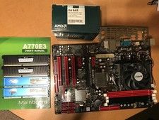 Biostar A770E3 motherboard with AMD Athlon II X4 645 Processor and 16 GB Memory picture