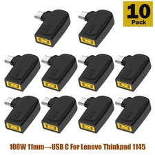 10Pcs Laptop Charger Converter TO USB Type C PD Adapter for Lenovo Thinkpad 100W picture