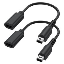 Meliya 2 Pack USB C Charging Cable Adapter for 3DS/3DS XL/3DS LL/2DS/DSi/DSi... picture