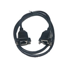 10pcs - 3ft Cat5e RJ45 F/F Shielded Ethernet Network Panel Mount ExtensionCable picture
