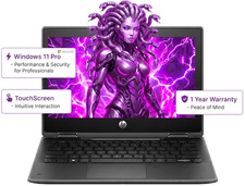 OVERSTOCK~ 11.6 HP Pro X360 Laptop PC: TouchScreen Webcam Windows 11 Pro picture