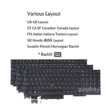 UK NE IT CA Laptop Keyboard For Lenovo Thinkpad E15 Gen 2 / Gen 3 /Gen 4 Backlit picture