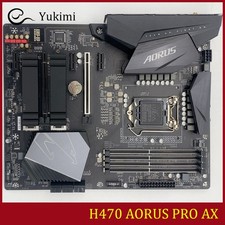 FOR GIGABYTE H470 AORUS PRO AX DDR4*4 LGA1200 128GB HDMI DP Ｍotherboard Test OK picture