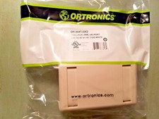 404TJ2X2 ORTRONICS TracJack 4-Port Surface Mount Box - Fog White picture