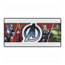 Marvel Avengers Logo Captain America Iron Man Thor Hulk Panel Art Mouse Pad Desk picture