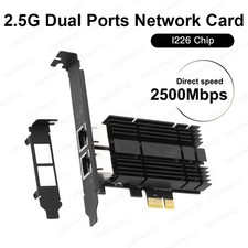 Intel I226-V Dual Port 2.5GbE PCIe Network Card RJ45 NIC for NAS Server picture