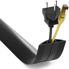Floor Cord Cover 4ft, Cord Hider Floor Hide Extension Cords, Cable Management... picture