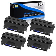 1-4PK CF280X 80X High Yield Black Toner Cartridge for HP LaserJet Pro 400 M425dn picture