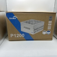 SAMA P1200W ATX 3.1 Power Supply, 1200W 80 PLUS & Cybenetics Platinum certificat picture
