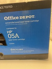 Office Depot for HP 05A (CE505A) Black Toner Printer Cartridge for HP LaserJet picture